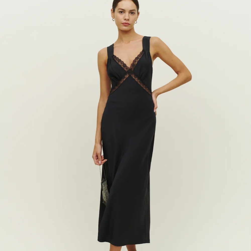 Reformation Provence Silk Dress BNWT